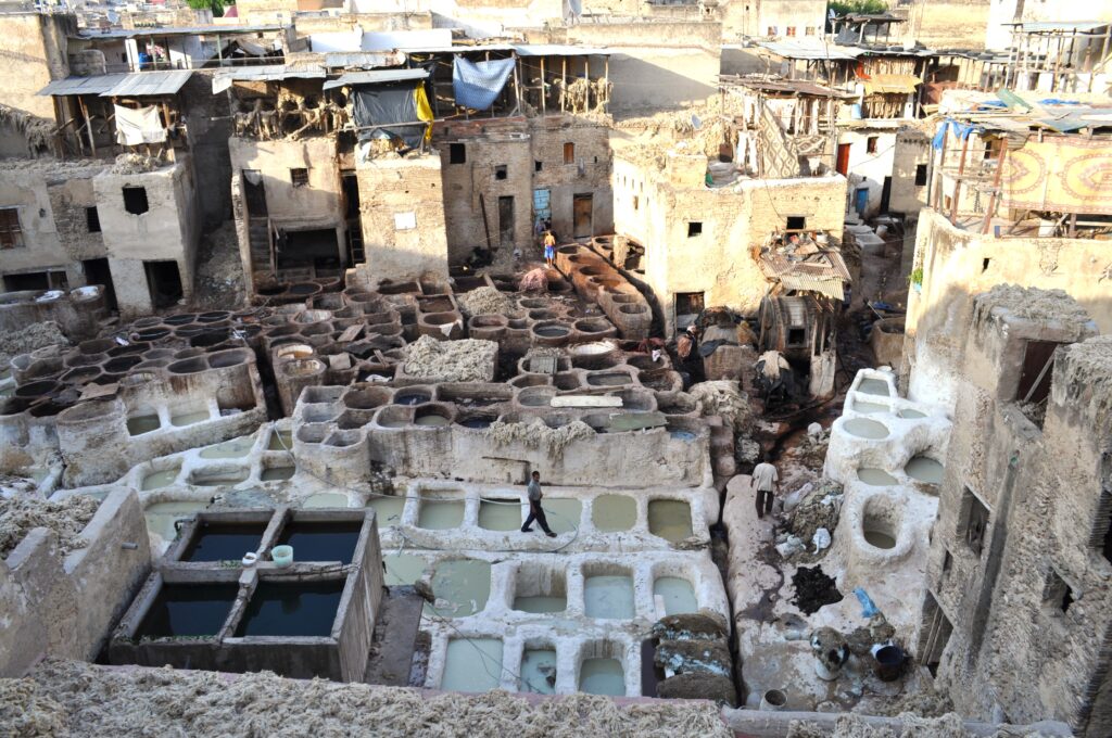 Leather tanning in Morocco. A journey through crafts - by Villa Handmade.