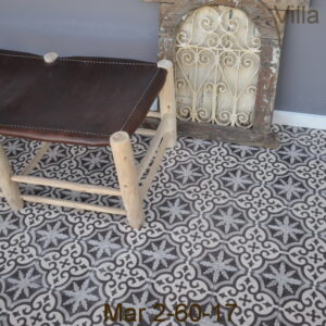 Mara26017-1000×1000 This handmade encaustic cement tile in Art Nouveau style brings timeless elegance to your interior. A classic European pattern in Nordic colors.