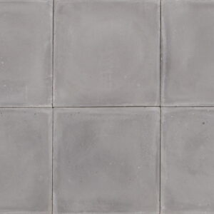 Handmade encaustic cement tile in a soft Nordic color with subtle debth. Durable, contemporary, and perfect for unique walls or floors.