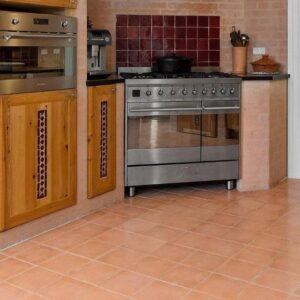 Handmade encaustic cement tile in a soft Nordic color with subtle debth. Durable, contemporary, and perfect for unique walls or floors.