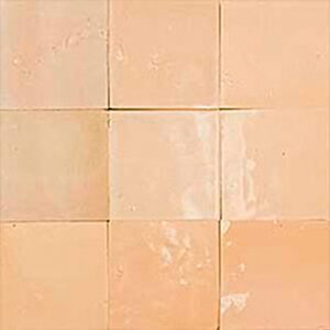 Authentic handmade Zellige tiles in light green, from Fez. Rich texture, natural clay & glossy glaze—perfect for walls, splashbacks & feature spaces