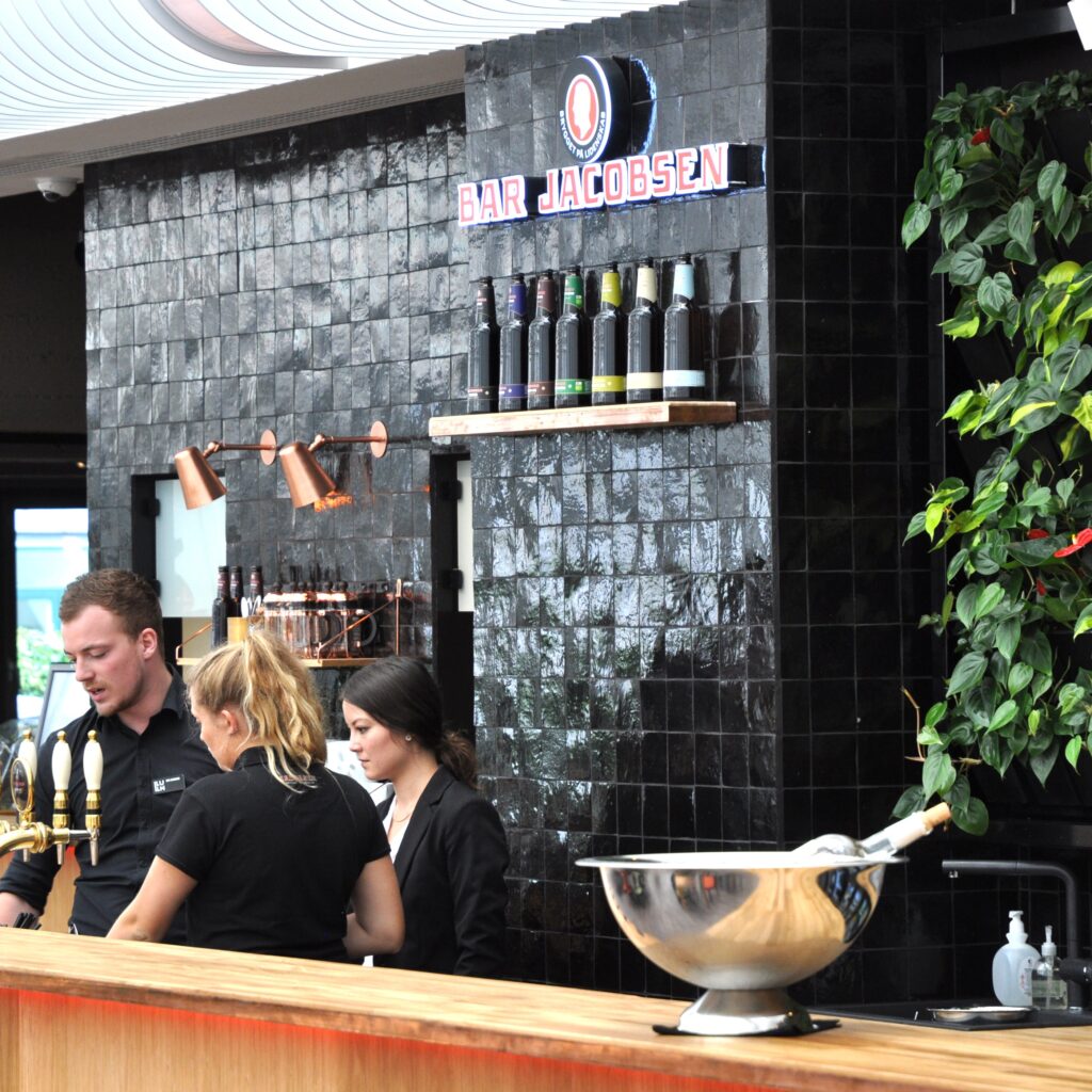 Handmade Zellige tiles in black - the legacy collection by Villa Tiles. Tiles perfect for a signature wall. Available in many colors.