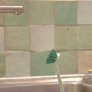 Zellige-tiles-light-seagreen Authentic handmade Zellige tiles from Fez. Rich texture, natural clay & glossy glaze—perfect for walls, splashbacks & feature spaces