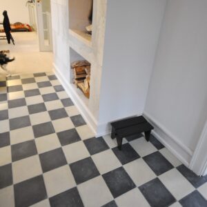 Handmade encaustic cement tiles in soft Nordic colors with subtle debth. Durable, contemporary, and perfect for unique walls or floors.