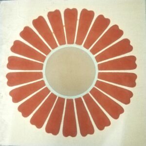 This handmade encaustic cement tile in Villa Tiles design, brings contemporary impressions to your interior. A refined pattern in Nordic colors.