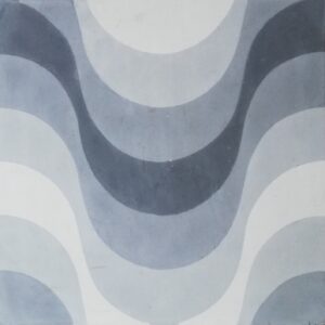 This handmade encaustic cement tile in Villa Tiles design, brings contemporary impressions to your interior. A refined pattern in Nordic colors.