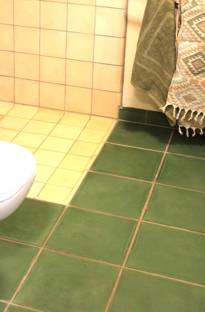 Handmade coved tile from Villa Tiles’ patented collection – Nordic design in marble-cement